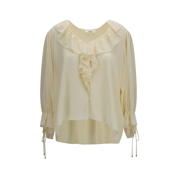 Chloé Blouses - Women’s Beige Silk Blouse