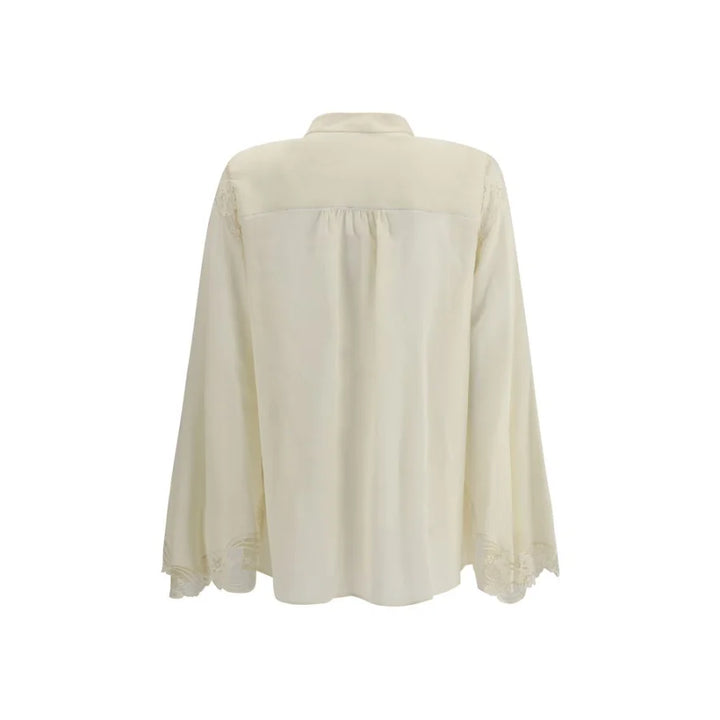 Chloé Beige Silk Blouse