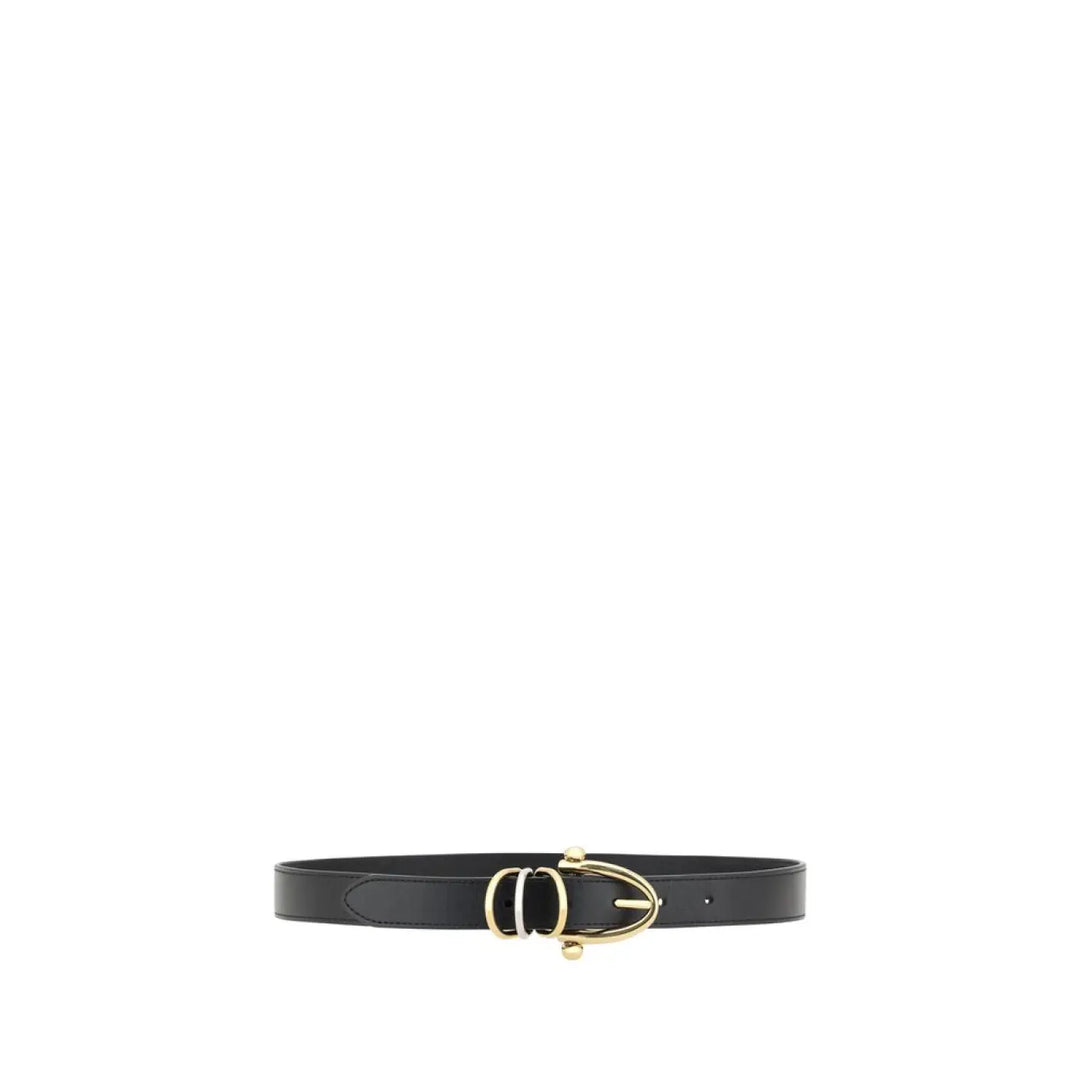 Chloé Black Calf Leather Bos Taurus Regular Belt