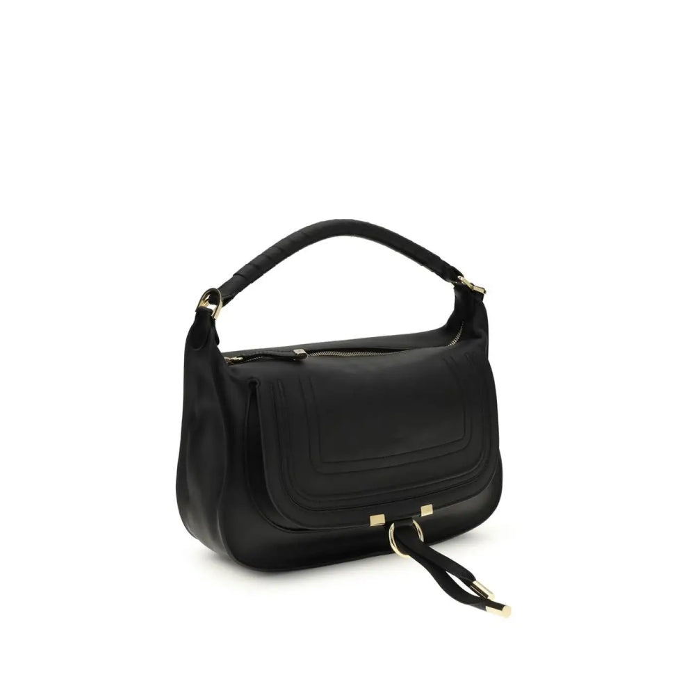 Chloé - Black Calf Leather Bos Taurus Shoulder Bag