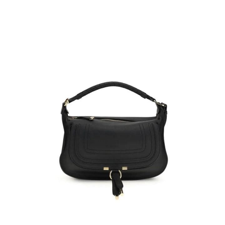 Chloé Black Calf Leather Bos Taurus Shoulder Bag