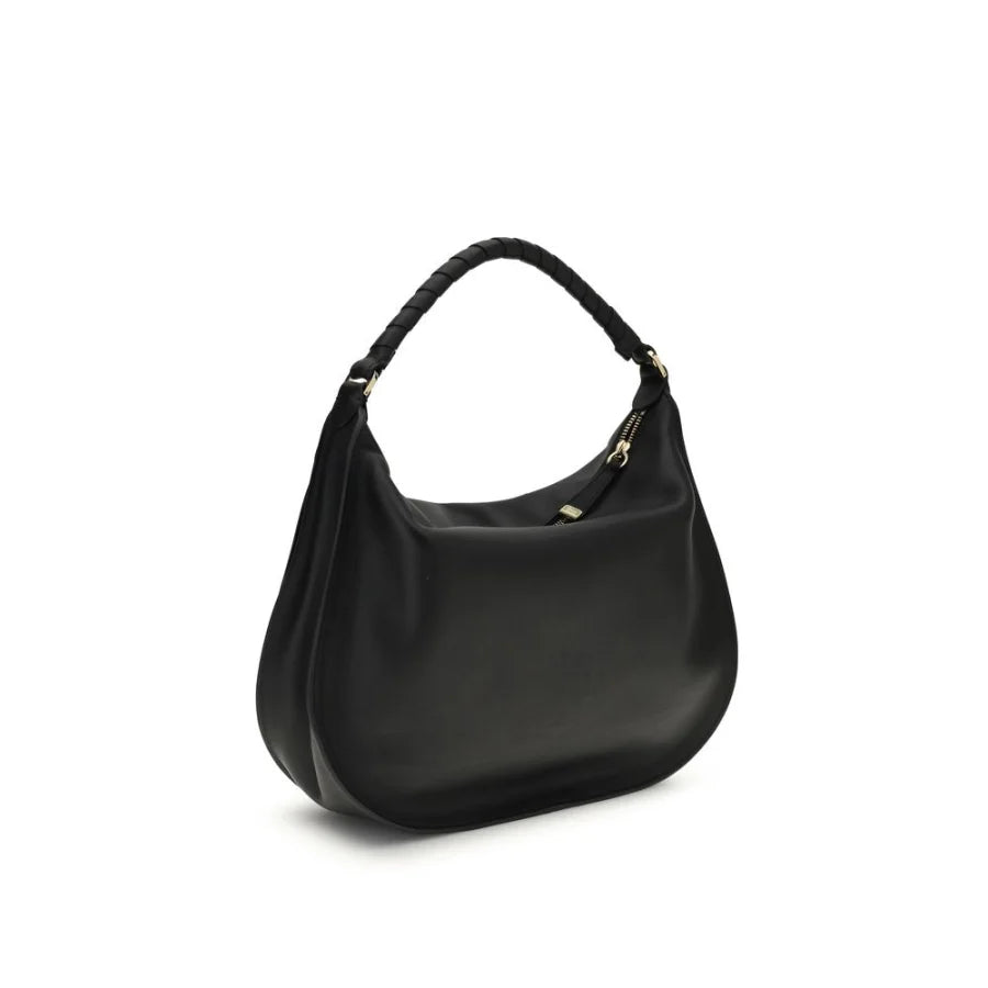 Chloé Black Calf Leather Bos Taurus Shoulder Bag