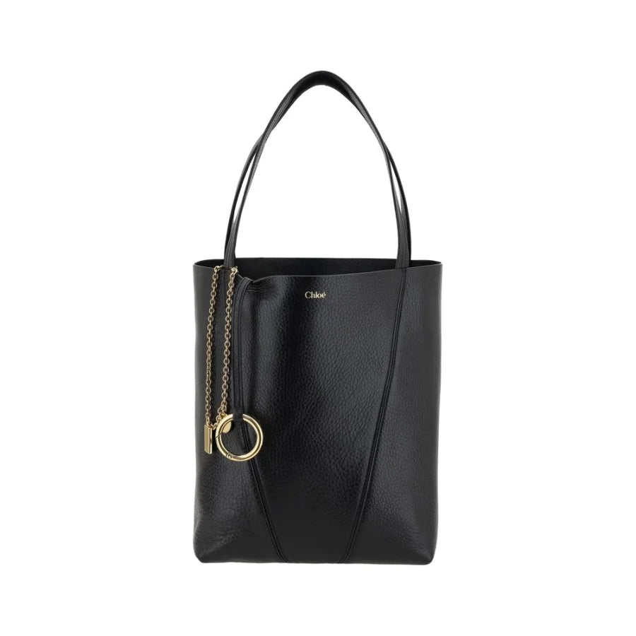 Chloé Black Calf Leather Bos Taurus Shoulder Bag