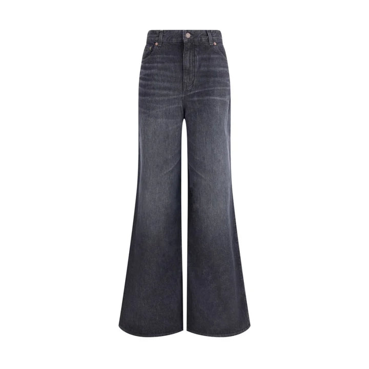 Chloé Black Cotton Flared Jeans