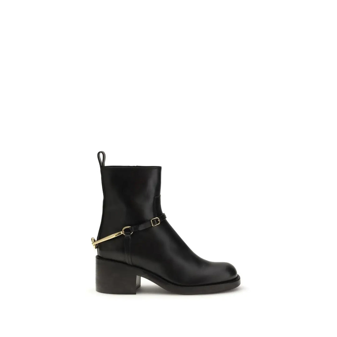 Chloé Black Lamb Ovis Aries Ankle Boots