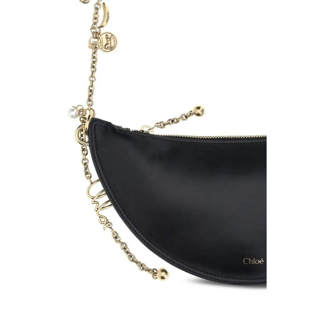 Chloé Black Lamb Ovis Aries Shoulder Bag