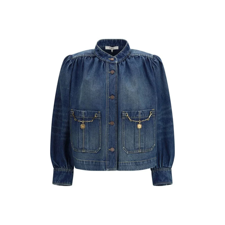 Chloé Blue Cotton Denim Jacket