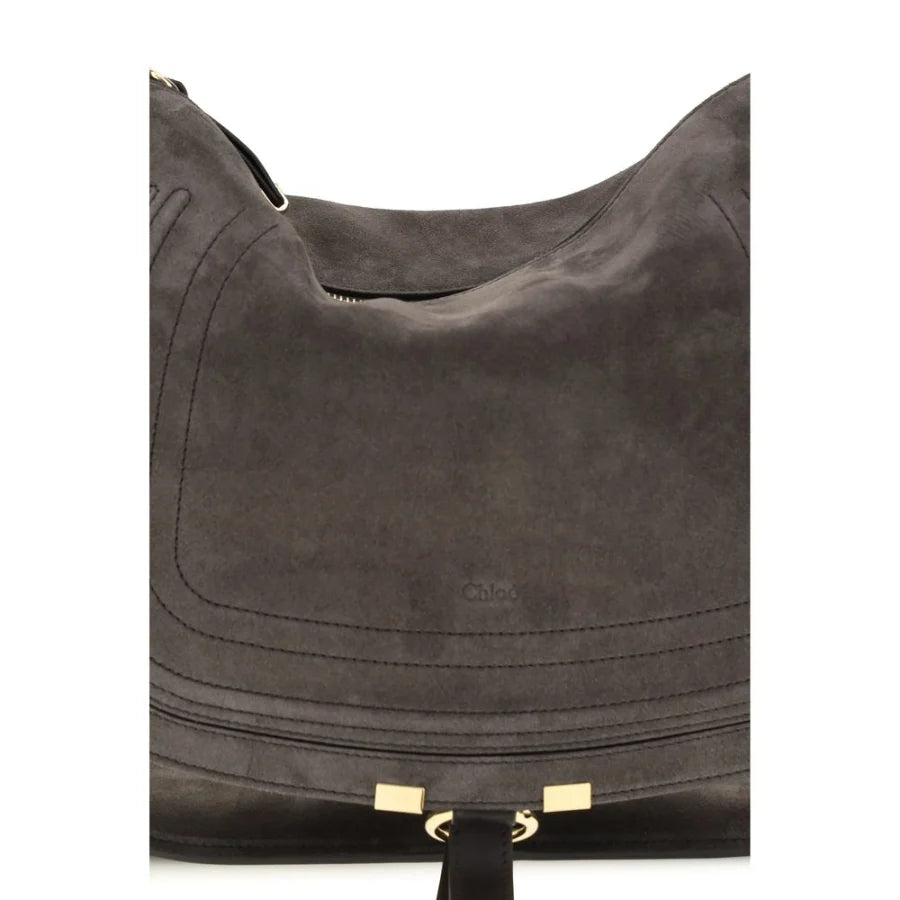 Chloé Brown Calf Leather Bos Taurus Shoulder Bag