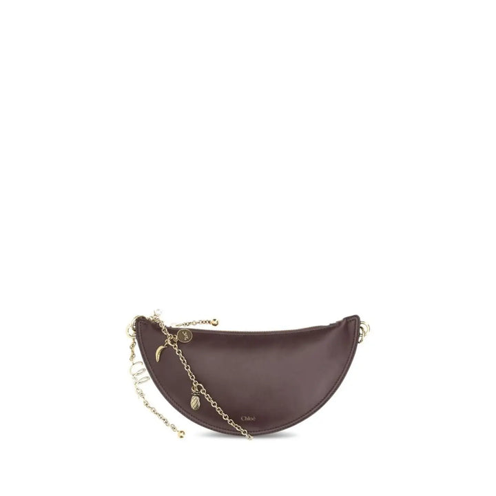 Chloé Brown Lamb Ovis Aries Shoulder Bag