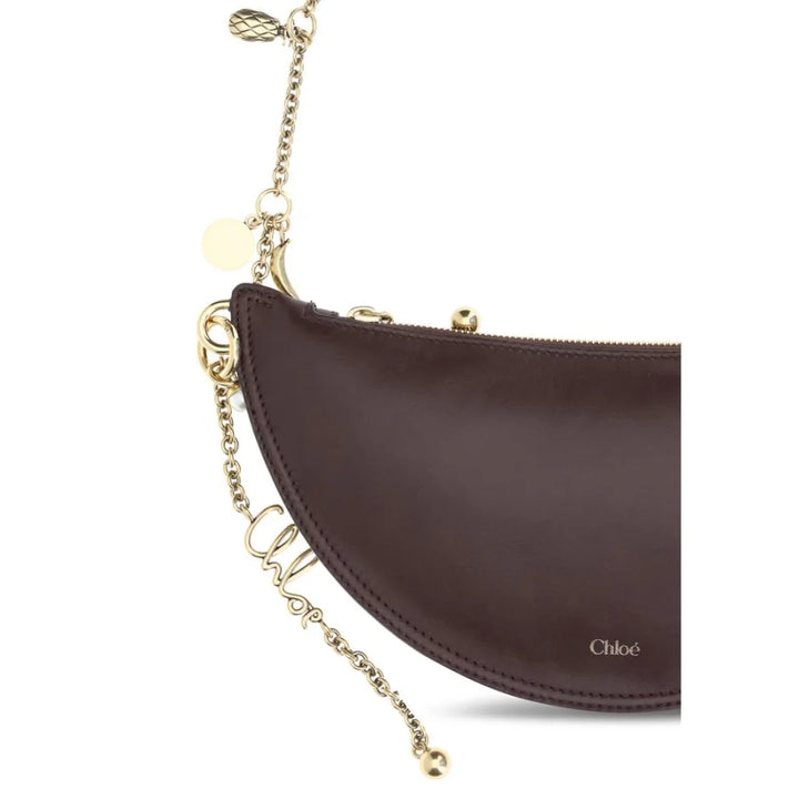 Chloé Brown Lamb Ovis Aries Shoulder Bag