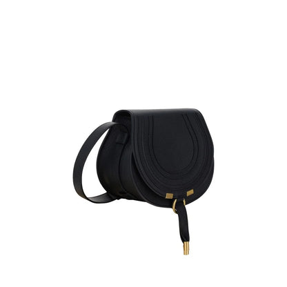 Chloé Calf Leather Shoulder Bag with Tassel and Brass Detailing