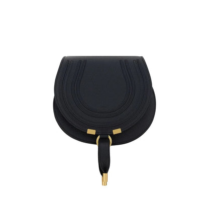 Chloé Calf Leather Shoulder Bag with Tassel and Brass Detailing