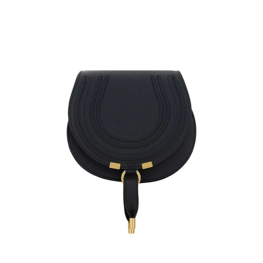 Chloé Calf Leather Shoulder Bag with Tassel and Brass Detailing