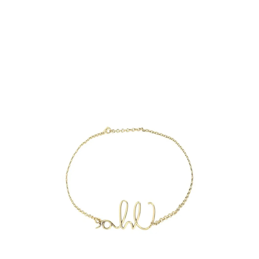 Chloé Gold Brass Thin Belt
