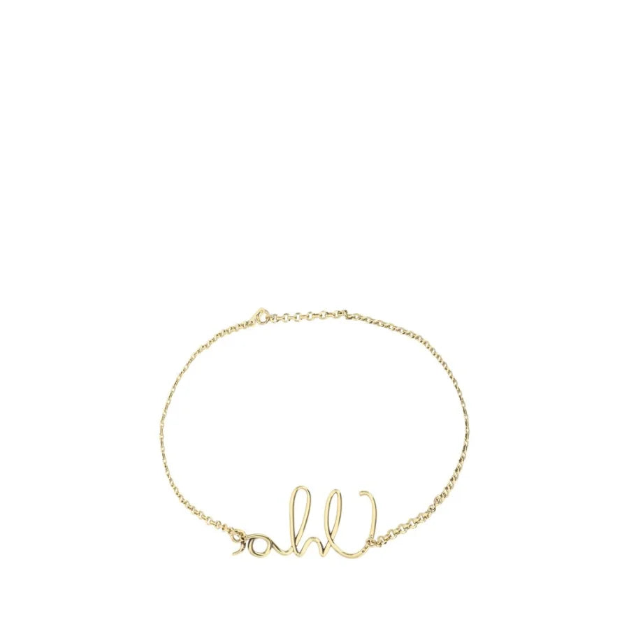 Chloé Gold Brass Thin Belt