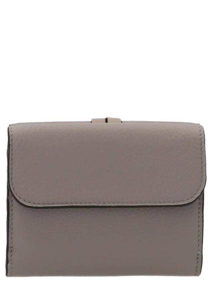 Chloé Gray Calfskin Cardholder
