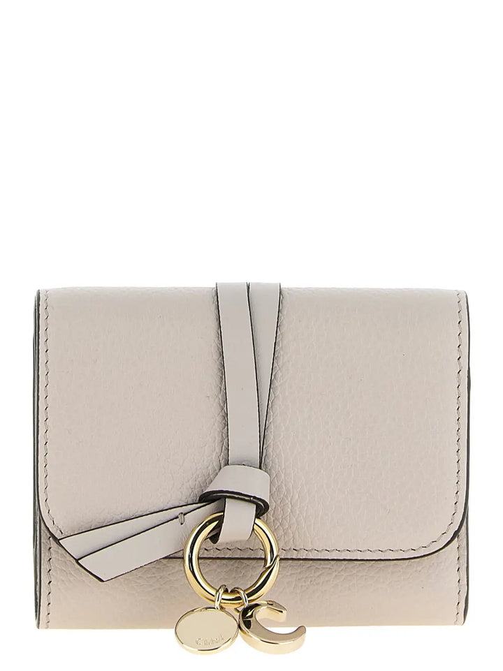 Chloé Gray Calfskin Cardholder