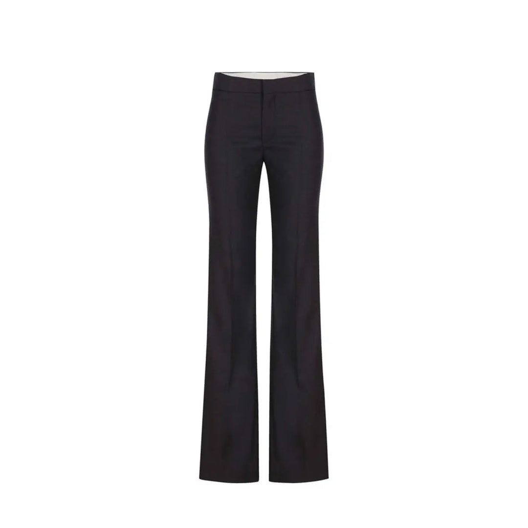 Chloé Gray Wool Dress Pants