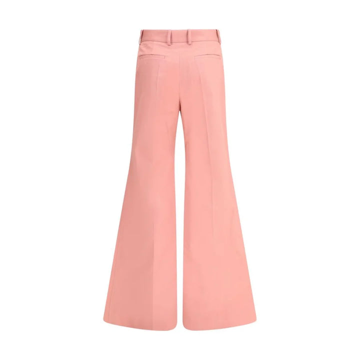 Chloé Multicolor Cotton Flared Pants