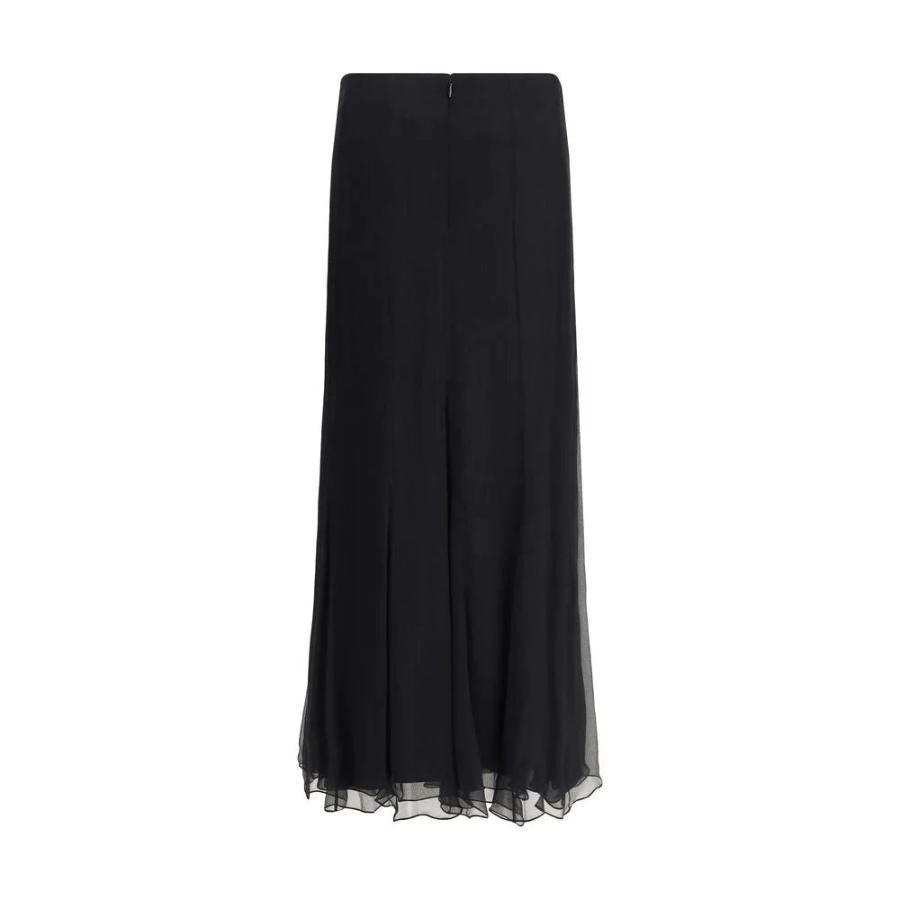 Chloé Silk Long Skirt Flowing Elegance and Feminine Style