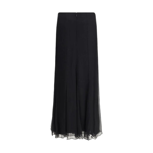 Chloé Silk Long Skirt Flowing Elegance and Feminine Style