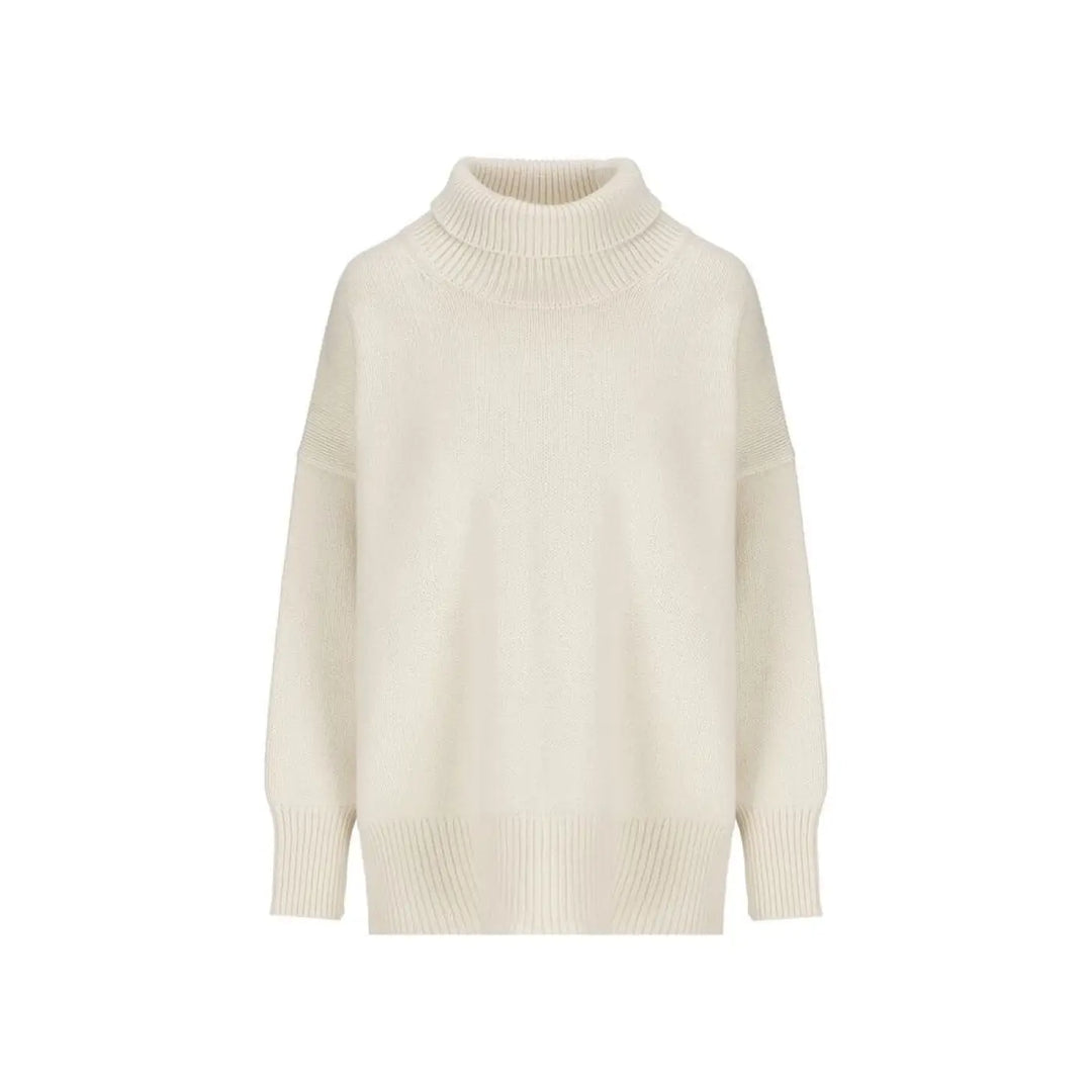 Chloé White Cashmere Turtleneck