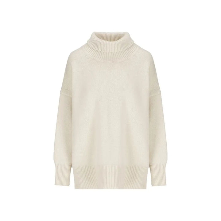 Chloé White Cashmere Turtleneck