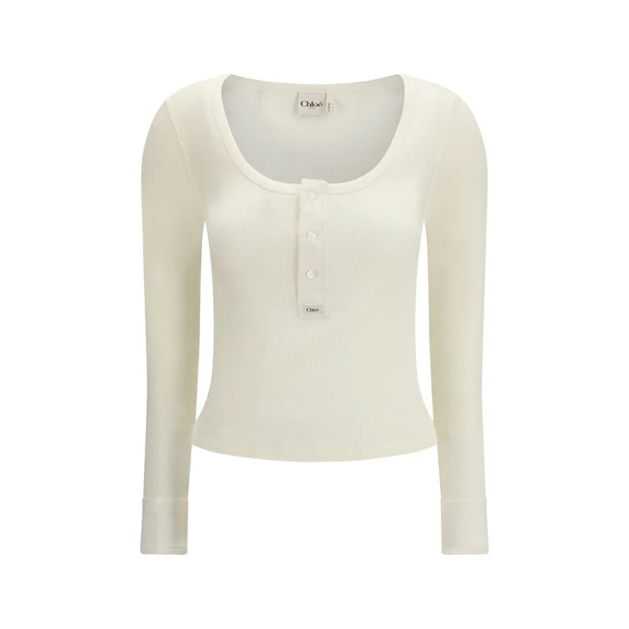 Chloé White Cotton Sportswear
