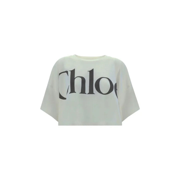 Chloé White Cotton T-Shirt