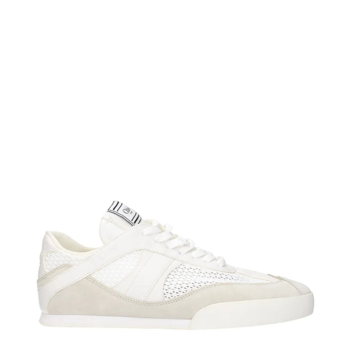 Chloé White Fabric Low Top Sneakers