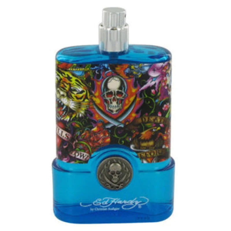 Christian Audigier Men’s Cologne - Unleash Your Hardy Hearts Daggers Eau Woody Undertones
