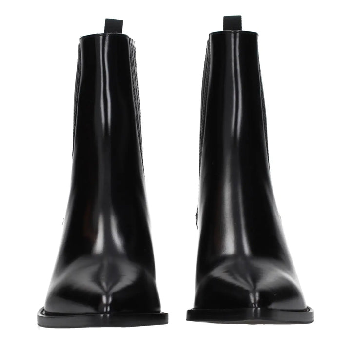 Christian Dior Black Leather Ankle Boots