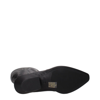 Christian Dior Black Rubber Boots with Iconic Side Logo