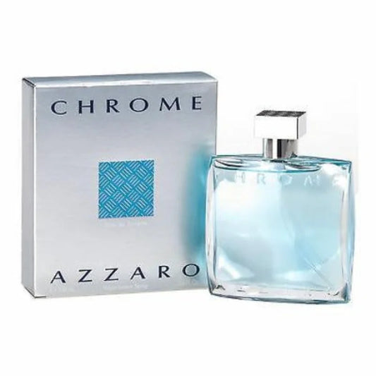 Chrome Eau Fresh Spicy Twist with Captivating Floral Heart Men’s Cologne Azzaro