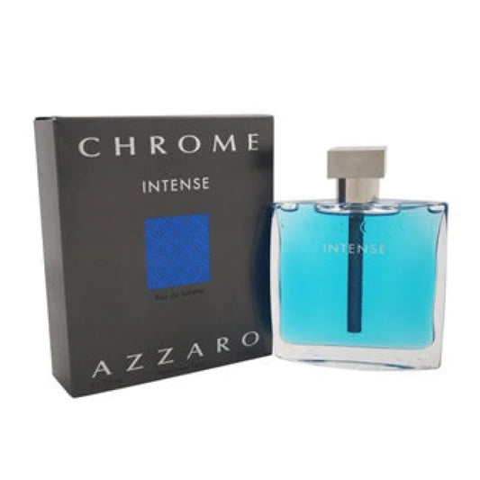 Chrome Intense Eau Vibrant Citrus Green Musk Men’s Cologne Azzaro