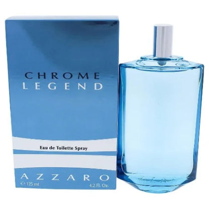 Chrome Legend Cologne for Men Fresh Fruity Perfume with Green Apple Notes Men’s Azzaro