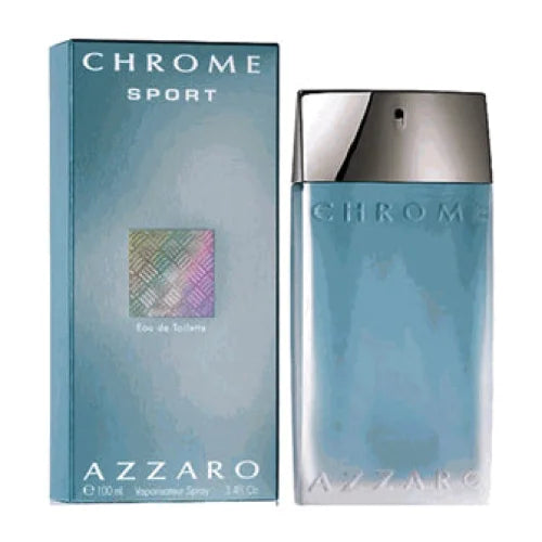 Chrome Sport Cologne Fresh Aquatic Perfume for Men Men’s Azzaro