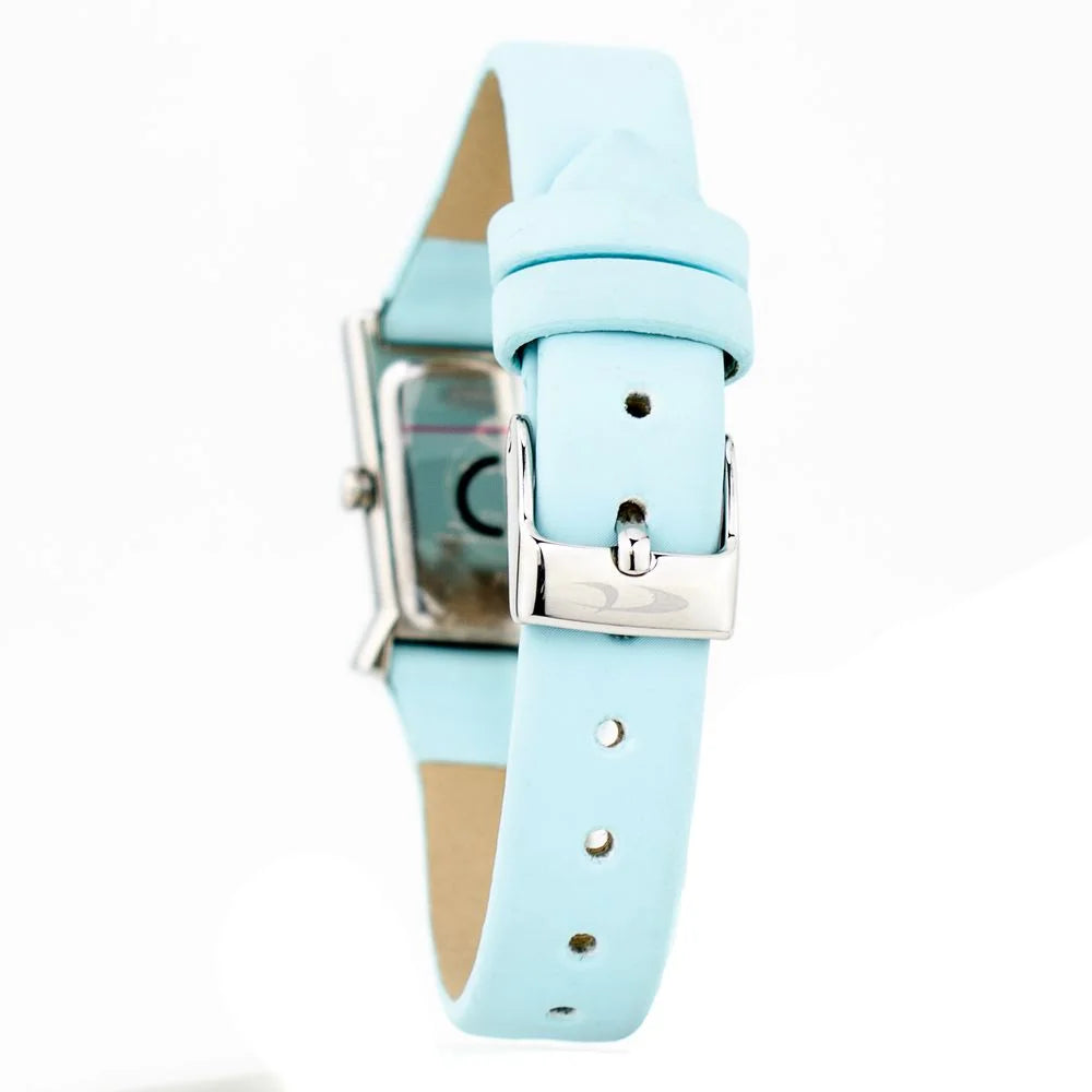 Chronotech Blue Leather Dress Watch