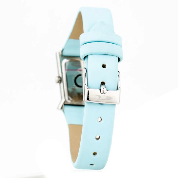 Chronotech Blue Leather Dress Watch