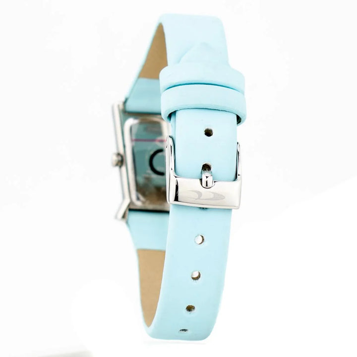 Chronotech Blue Leather Dress Watch