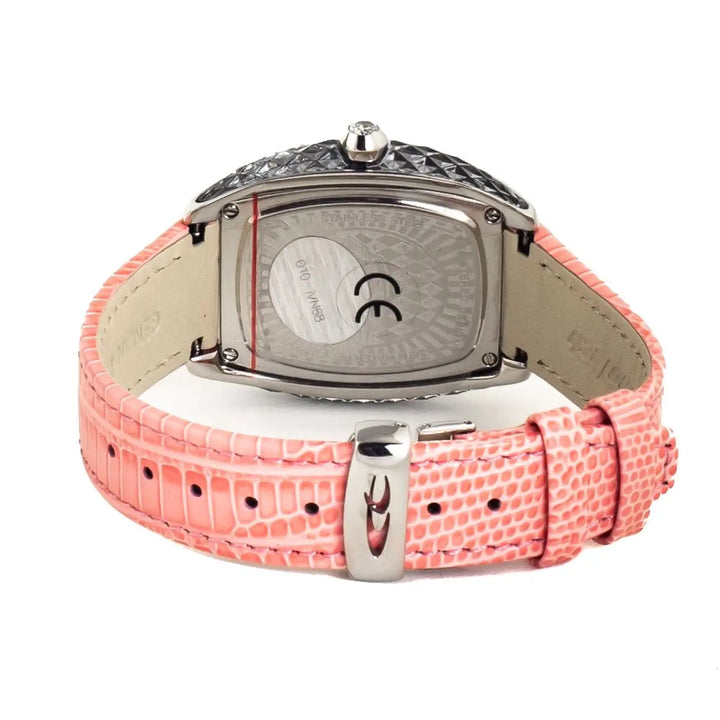 Chronotech Multicolor Leather Dress Watch