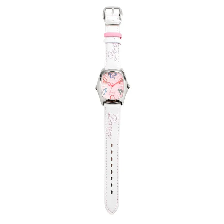 Chronotech Multicolor Leather Dress Watch