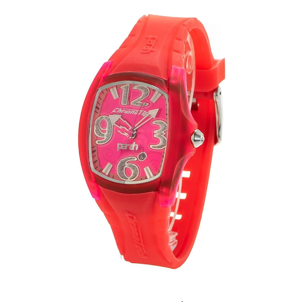 Chronotech Multicolor Rubber Dress Watch