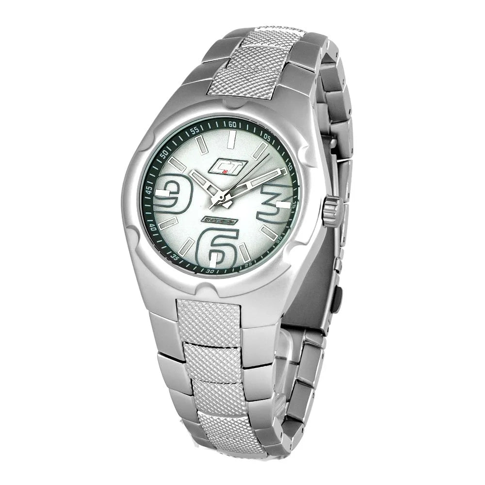 Chronotech Silver Polycarbonate Dress Watch