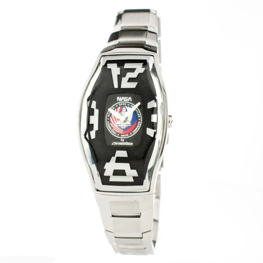 Chronotech Silver Stainless Steel Dress Watch