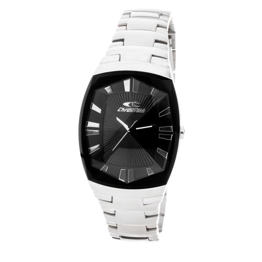 Chronotech Silver Stainless Steel Dress Watch