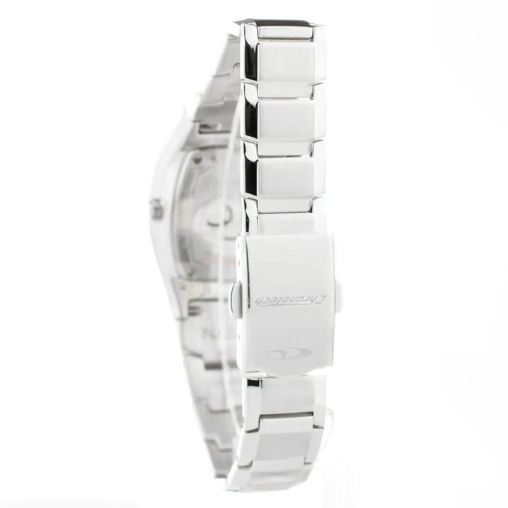 Chronotech Silver Stainless Steel Dress Watch