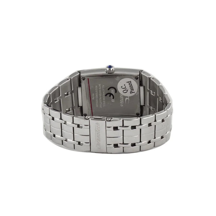 Chronotech Silver Stainless Steel Dress Watch