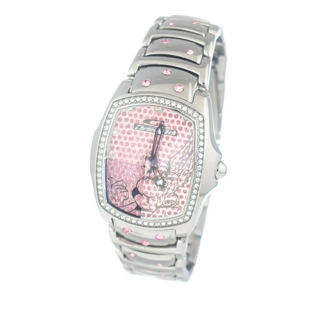 Chronotech Silver Stainless Steel Dress Watch