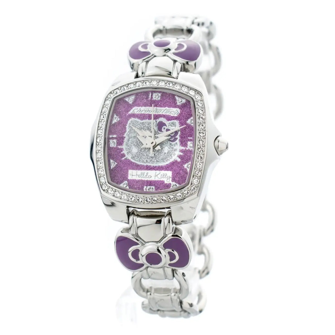 Chronotech Silver Stainless Steel Dress Watch